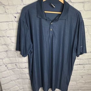 NIKE GOLF Men’s DRI FIT Blue POLO SHIRT Short Sleeve XL